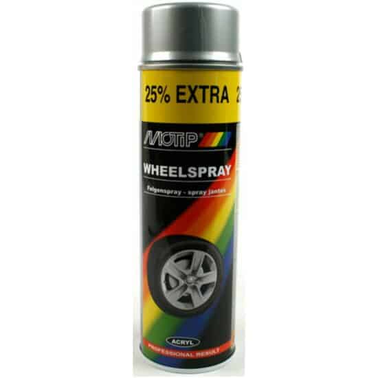 Motip Spuitlak velgen 500ml 04007 Zilver