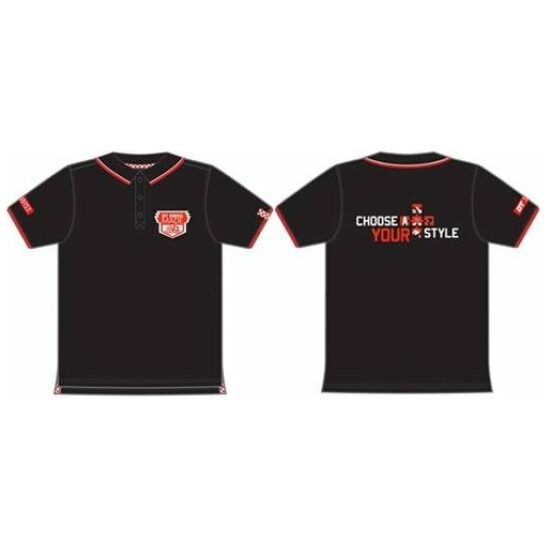 Dt Swiss SHIRT POLO BLACK BLACK / ZWART
