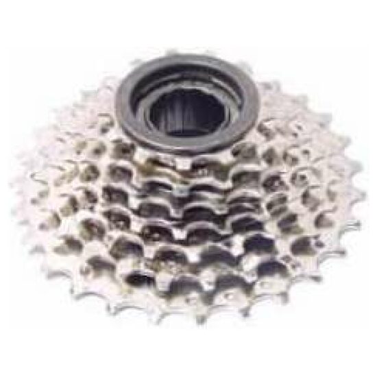 Sunrace 7v Freewheel 7V 13/28T Sunr ION 13,15,17,19,21,24,28T Chroom