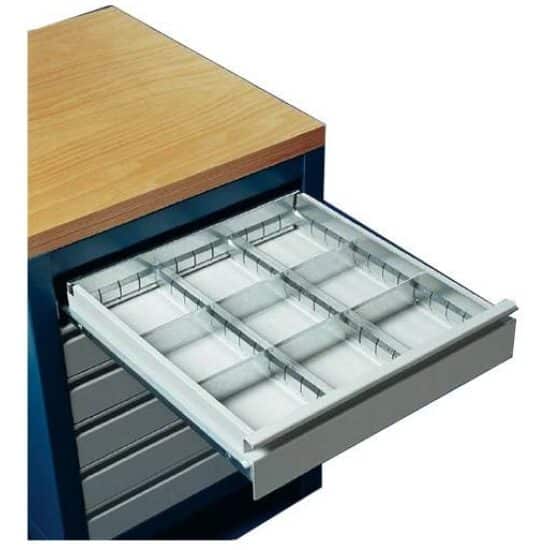Merkloos GRS MAGAZIJNLADE INDELING FLEX 9 VAKS