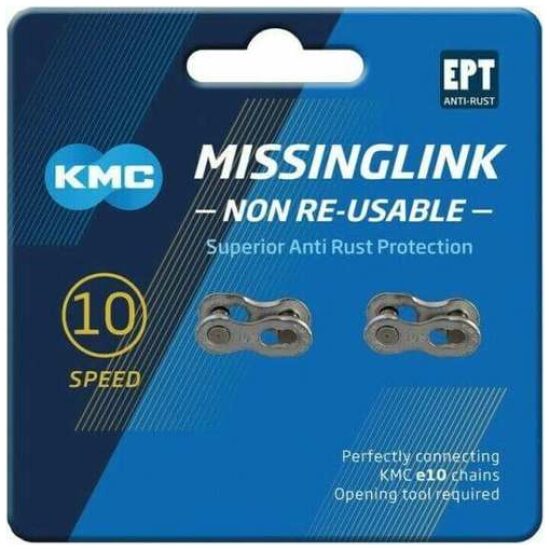 Kmc 10v Verbindingschakel 10V KMC 10NR EPT missing link p/2 non re-usable Zilver