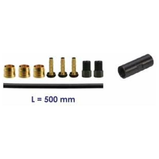 Elvedes Remdeel hydro Extension Kit Tektro 5.5x500mm Elv.053 Zwart