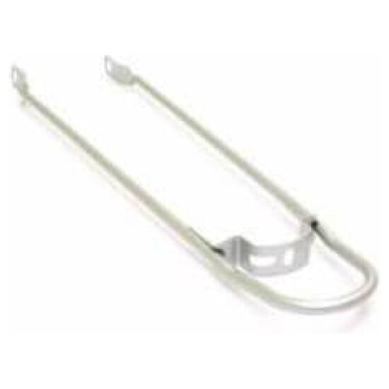 Unbranded Spatbordstang 28 m/bumper asbev ZILVER