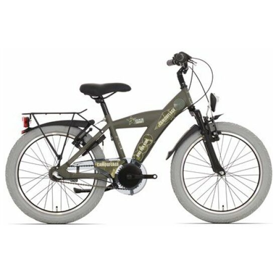 Bike Fun Kids Camouflage 20 R3V D.groen (mat) Jongens