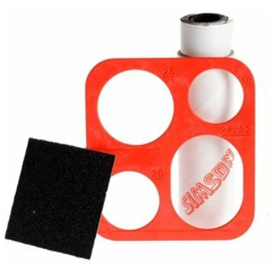 Simson Bandreparatie plakrol 7x20cm (knip) + sjabloon 020536