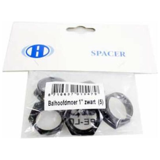 Unbranded Balhoofddeel bovenmoer 1" (wp5) Zwart