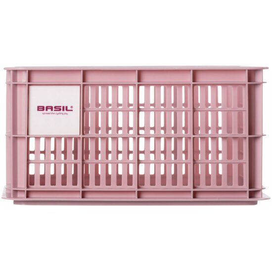 Basil Fietskrat Crate S 17.5ltr roze faded 21116 40x30x20 Blossom