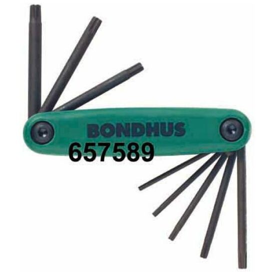 Bondhus GRS ZAK MODEL INBUSSET TORX T9-40 8DLG