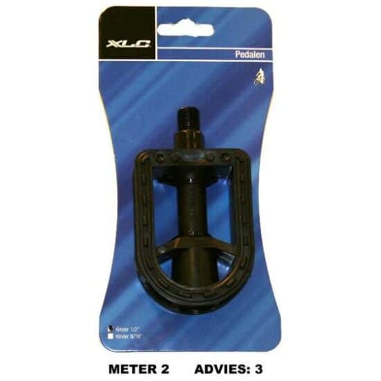 Xlc PEDAAL ANTISLIP KIND STEL ZWART