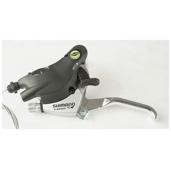 Shimano ANP VERSTELLER SH ASTEF29LSBSN L 3V M/REMGREEP Zwart/Zilver
