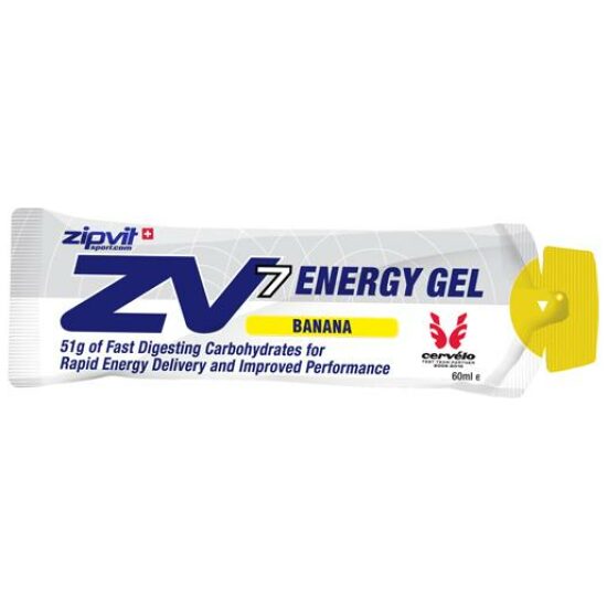 Zipvit ZV7 GEL ENERGY BANANA 60ML DS A 24 - Afbeelding 2