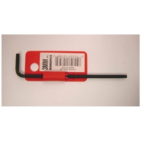 Bondhus GRS INBUSSLEUTEL BOLKOP 3.0MM