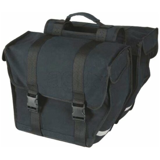 Cordo Tas dubbel canvas dc40 40 liter afgesc Zwart