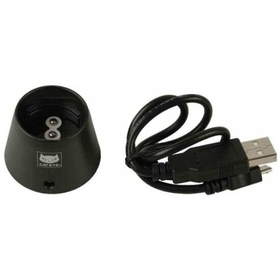 Cateye KOPLD CAT VOLT300 EL460RC OPLADER USB ZW Zwart
