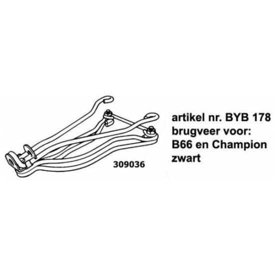 Brooks ZADED BRUGVEER B66 HEREN ZWART