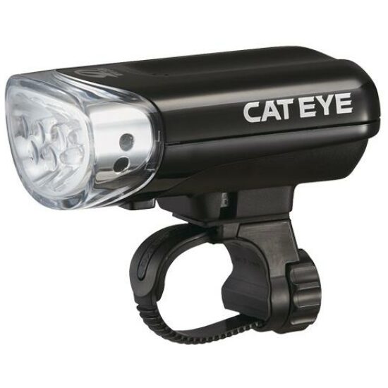 Cateye KOPLAMP AU230 5 LED BATT STUUR ZWART