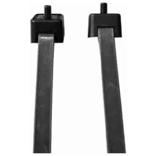 Abus Slotdeel bevest.set ringslot uni LH Adapter Zwart