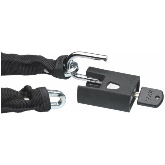 Axa Kettingslot Clinch soft 105cm 7.5mm (level 8) Zwart