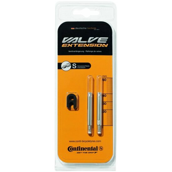 Continental VENTIELVERLENGER CO 60MM DS A 2 ZILVER