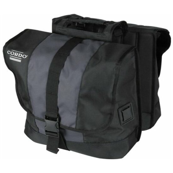 Cordo Tas dubbel borsa antra Zwart