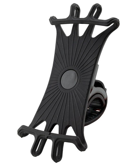 Simson Telefoonhouder Siliconen 360' draaibaar 021831 Zwart - Afbeelding 2