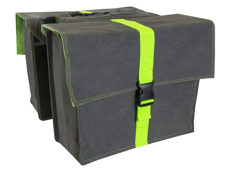 Fastrider Tas dubbel FR Melange Fluo green/grey 34.5ltr 37x31x15 0913 Grijs - Afbeelding 5