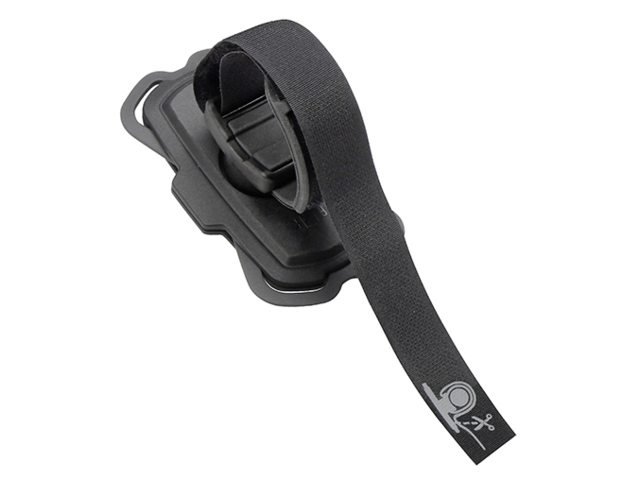 Klickfix Telefoonhouder KF Phonepad Loop univ klittenband tbv buisdiam.15-60mm Zwart - Afbeelding 3
