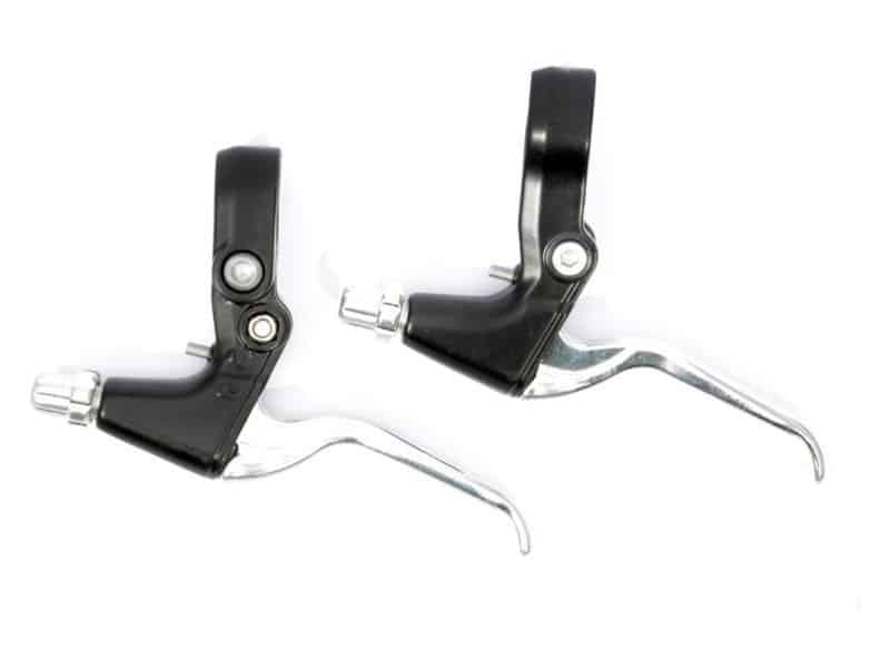 Simson Remhandel set alu vinger grip per stuk Zwart - Afbeelding 2