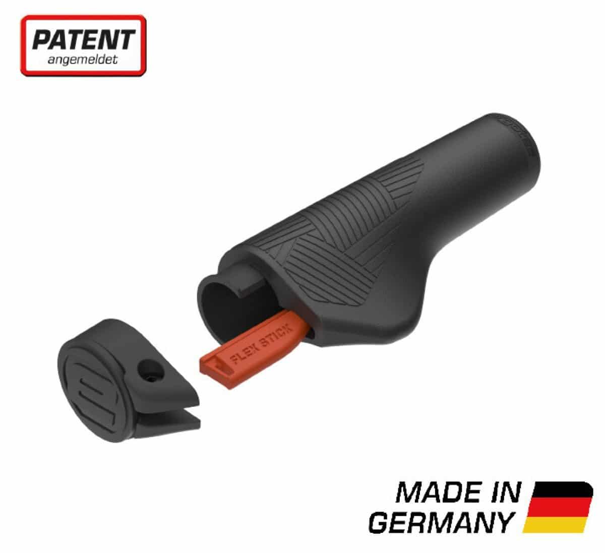 Humpert Handvatset Ergotec EG-Active Flex lang/lang 135mm ZWART - Afbeelding 2