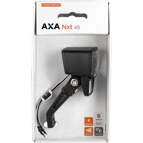 Axa Koplamp dynamo Nxt 45lux steady I/O Zwart - Afbeelding 6