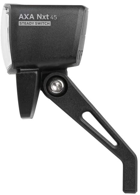 Axa Koplamp dynamo Nxt 45lux steady I/O Zwart - Afbeelding 2