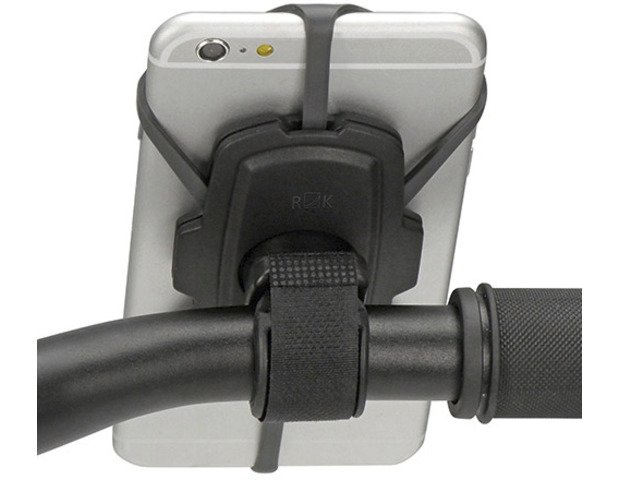 Klickfix Telefoonhouder KF Phonepad Loop univ klittenband tbv buisdiam.15-60mm Zwart - Afbeelding 6