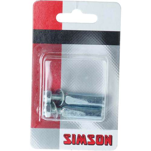 Simson Crankspies 9.5mm Zilver - Afbeelding 2