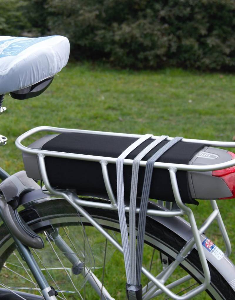 Mellen Accuhoes E-bike drageraccu ION 300-600 series neopreen Zwart - Afbeelding 2