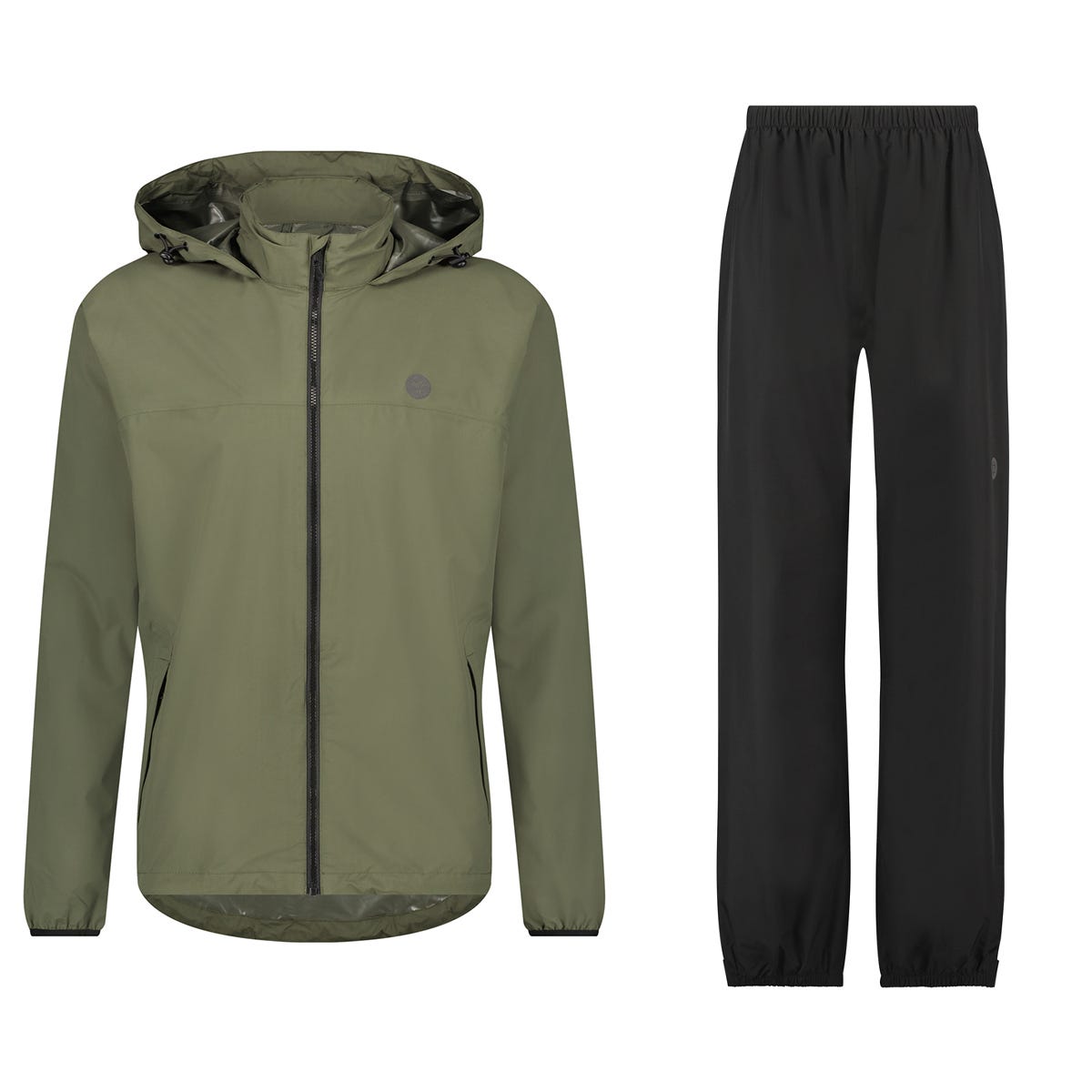 Agu Regenpak Go army green, mt. 43460300-011-06 Groen - Afbeelding 3