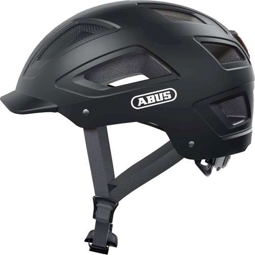 Abus Fietshelm Hyban 2.0 velvet, mt.L (56/61) Zwart - Afbeelding 4
