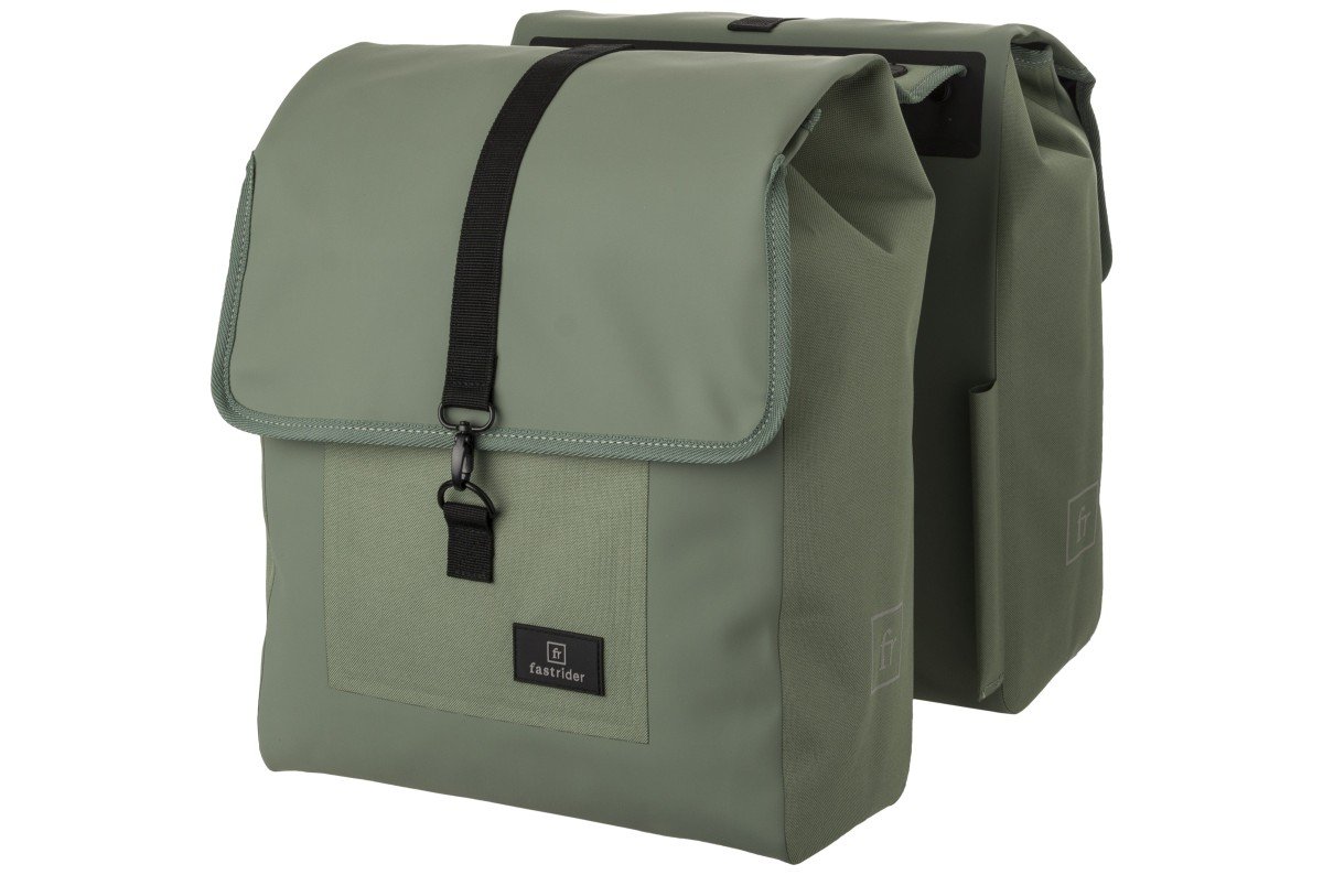 Fastrider Tas Dubbel FR Jaxx waterproof eucalyptus 28ltr 30x36x13 20110906-588 Groen