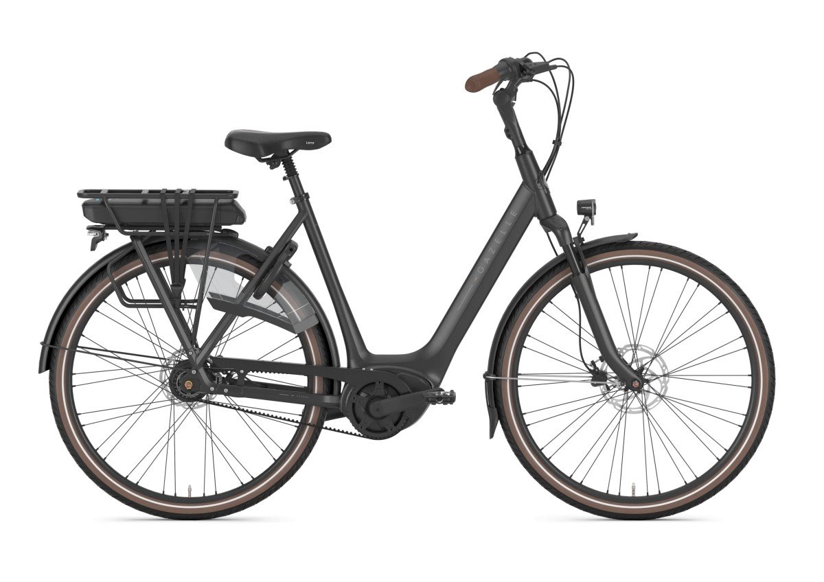 Gazelle Orange C8+ HMB Li S8 001 Black (matt) Lage instap - Afbeelding 3