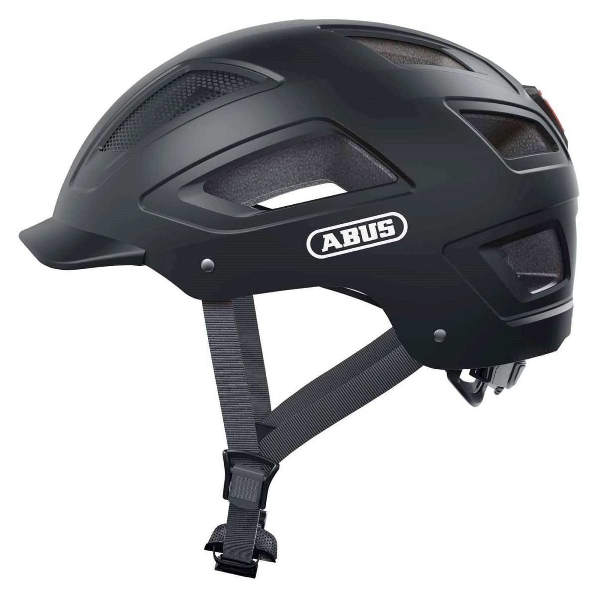 Abus Fietshelm Hyban 2.0 velvet, mt.L (56/61) Zwart - Afbeelding 3