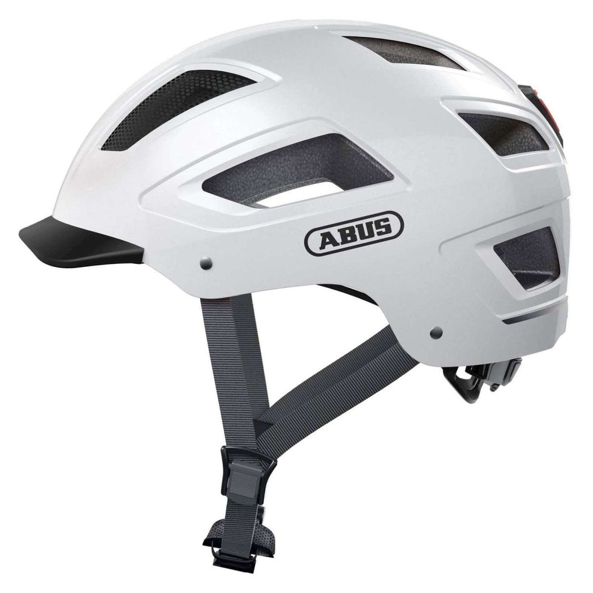 Abus Fietshelm Hyban 2.0 polarwhite, mt.M (52/58) Wit - Afbeelding 3