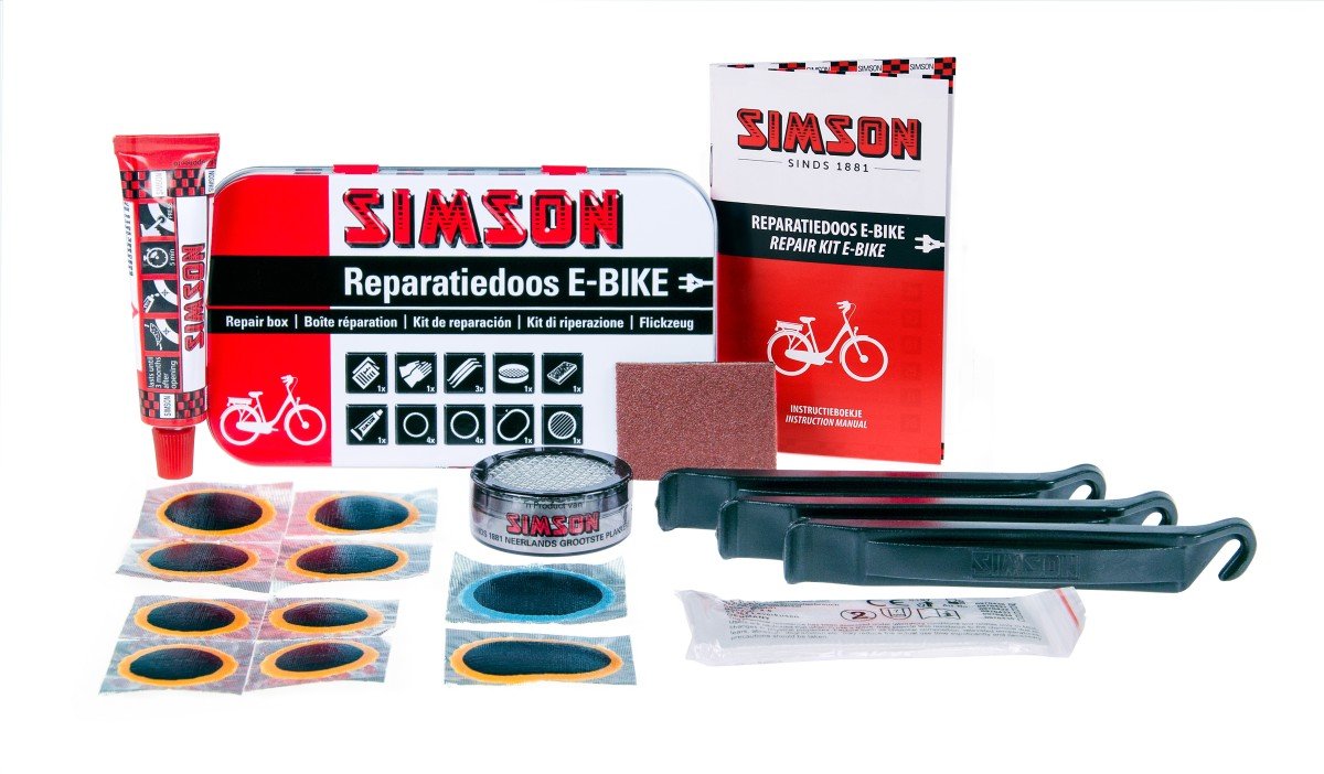 Simson Reparatiedoos E-bike m/ophangclip 020011 Wit - Afbeelding 3