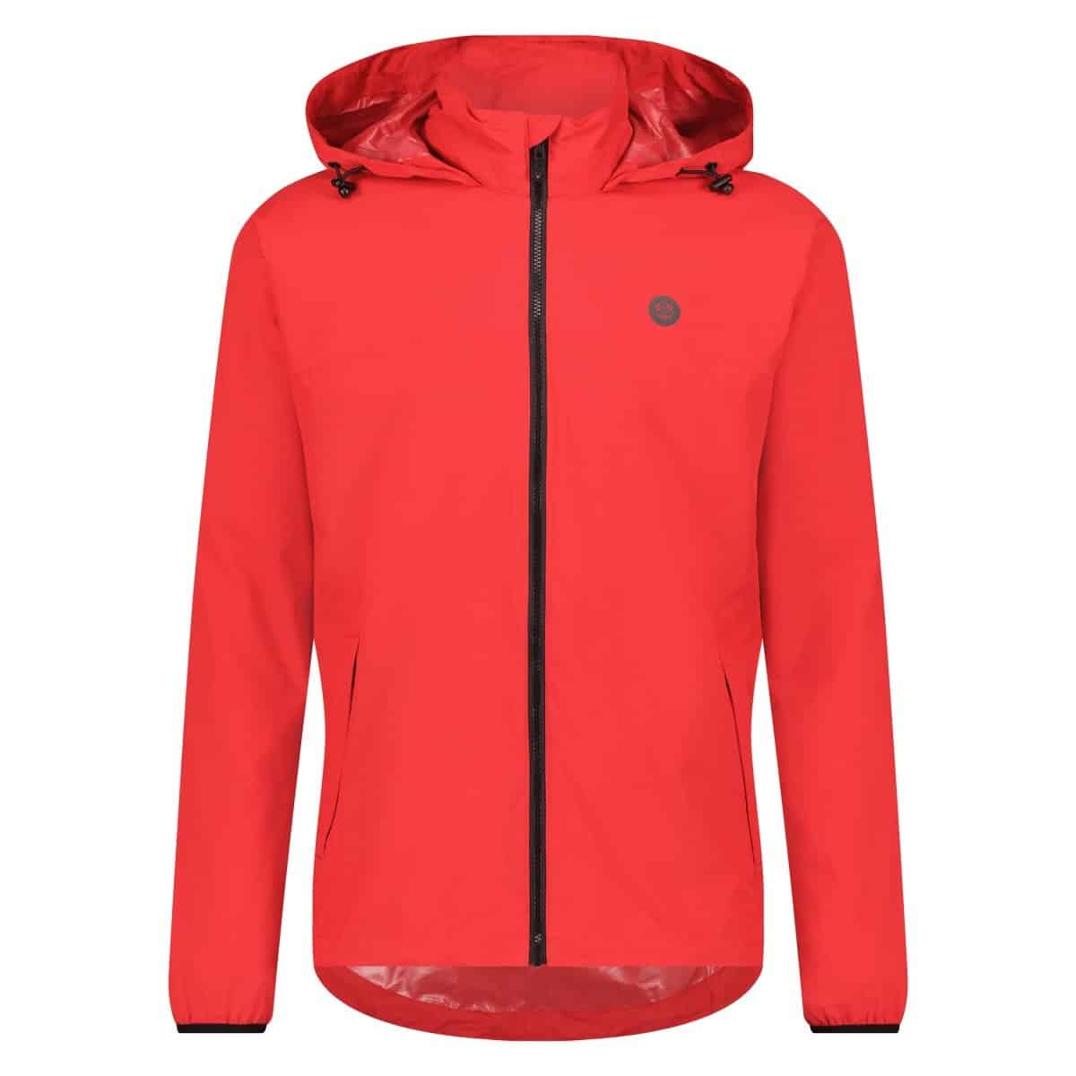 Agu Regenjas Go hi-vision neon red, mt.L 43440000-026 Rood - Afbeelding 3