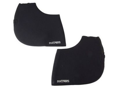 Ds Covers Handwarmers 'moffen' DS straight arcs (recht stuur) Zwart - Afbeelding 3