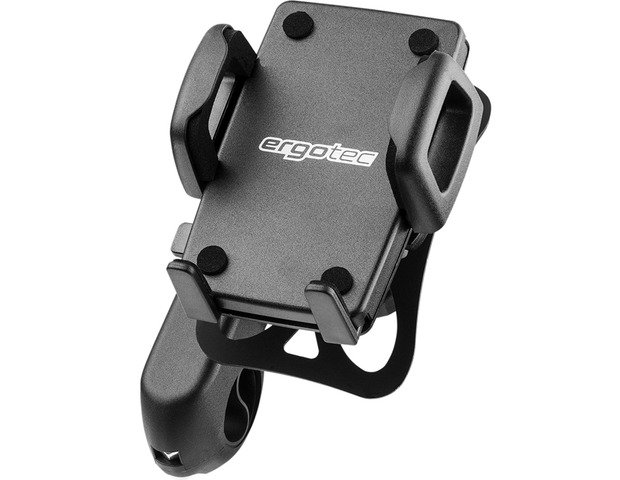 Ergotec Telefoonhouder Ergo stuurbochtbev. 22.2/31.8 tbv mobiel 56/85mm Zwart - Afbeelding 3