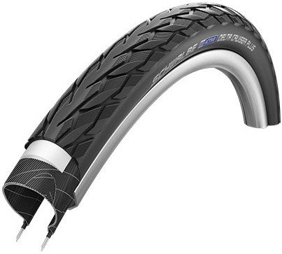 Schwalbe Buitenband 28x1.50 Schw Delta Cruiser Plus HS431 PGuard Zwart