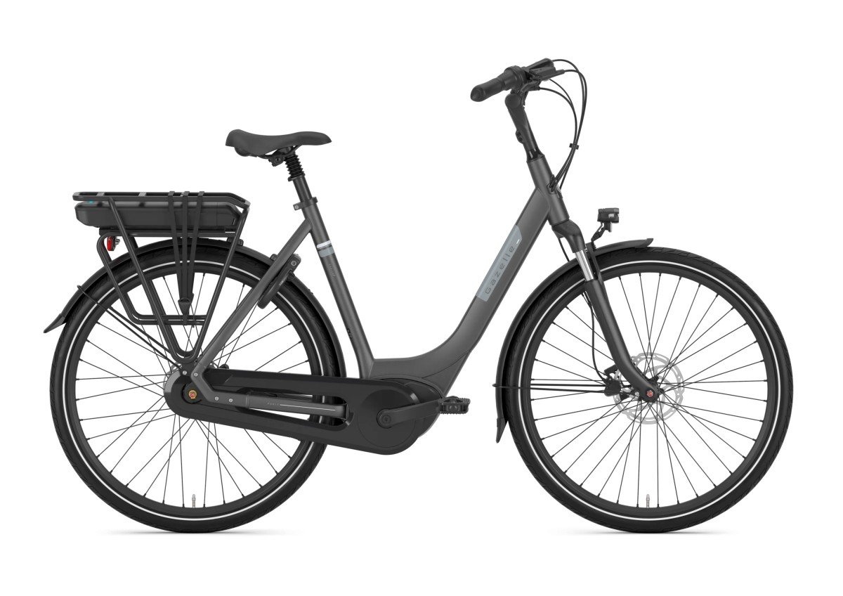 Gazelle Paris C7+ HMB Li S7 822 Anthracite Grey (matt) Lage instap