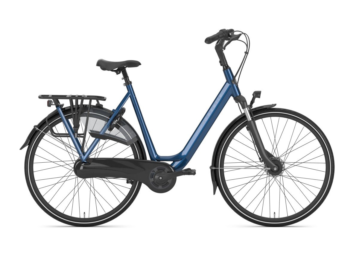 Gazelle Orange C7+ Li T7 871 Mallard Blue (glans) Lage instap - Afbeelding 2