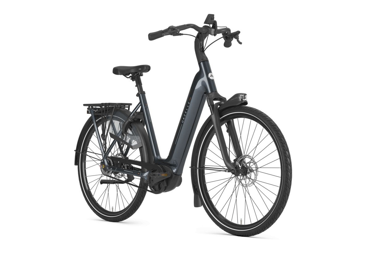 Gazelle Grenoble C5 HMB 3.0 Belt Li S5 822 Anthracite Grey (glans) Lage instap - Afbeelding 3