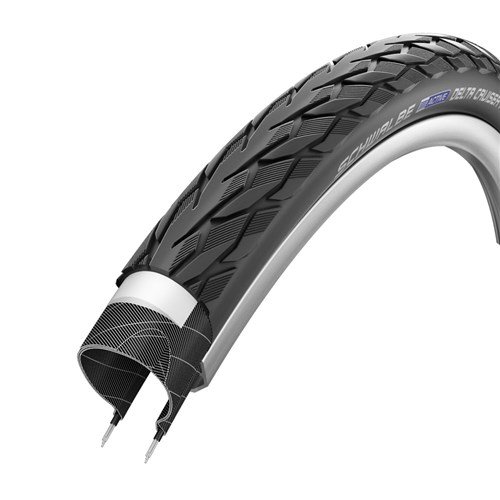 Schwalbe Buitenband 28x1.50 Schw Delta Cruiser Plus HS431 PGuard Zwart - Afbeelding 3