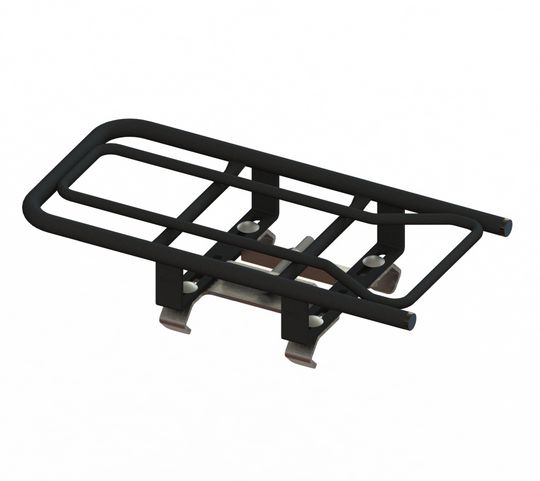 Steco Duodeel opzetdrager univ E-bike proof Zwart - Afbeelding 2